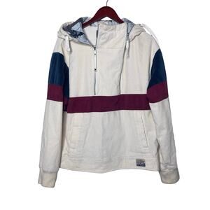 Alpha style APSL rare corduroy archive quilted hoodie jacket sz S